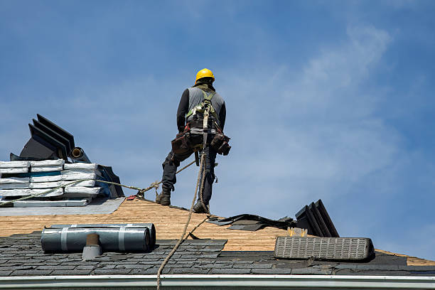 Professional Roof Replacement technician working in Matoaka, WV